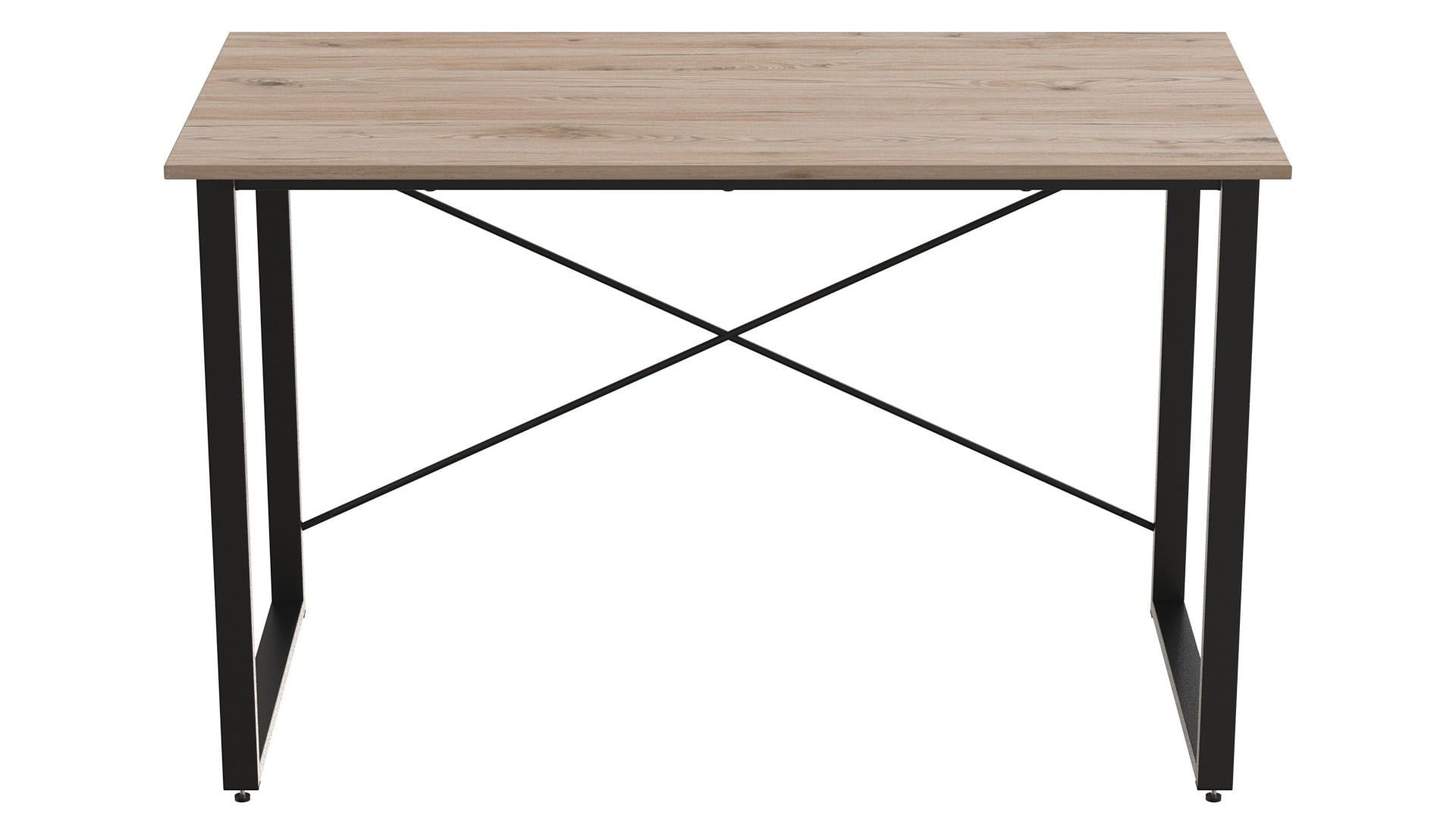 Компьютерный стол Ferrum-decor Дейв ДСП 32 мм 75x100x70 см Черный/Дуб Сан-Марино (FRD-102001)
