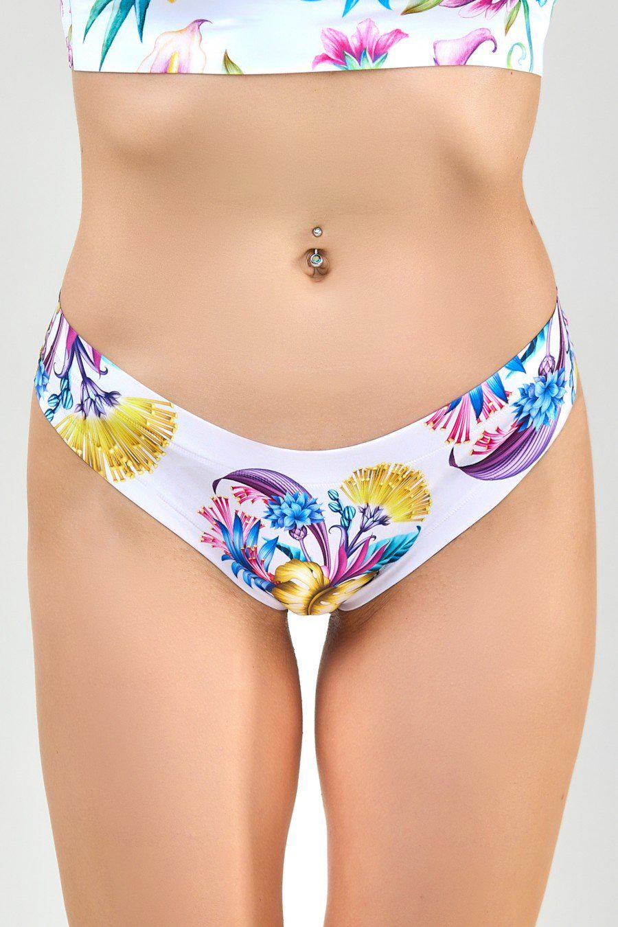 Трусики женские Mememe стринг с ярким принтом XL Разноцветный (85068-60230-83)