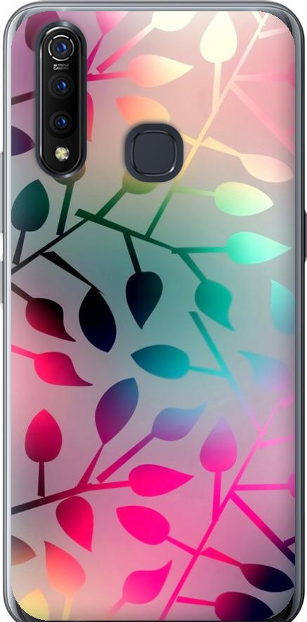 Чехол на Vivo Z5X Листья (2235u-1765-42517)