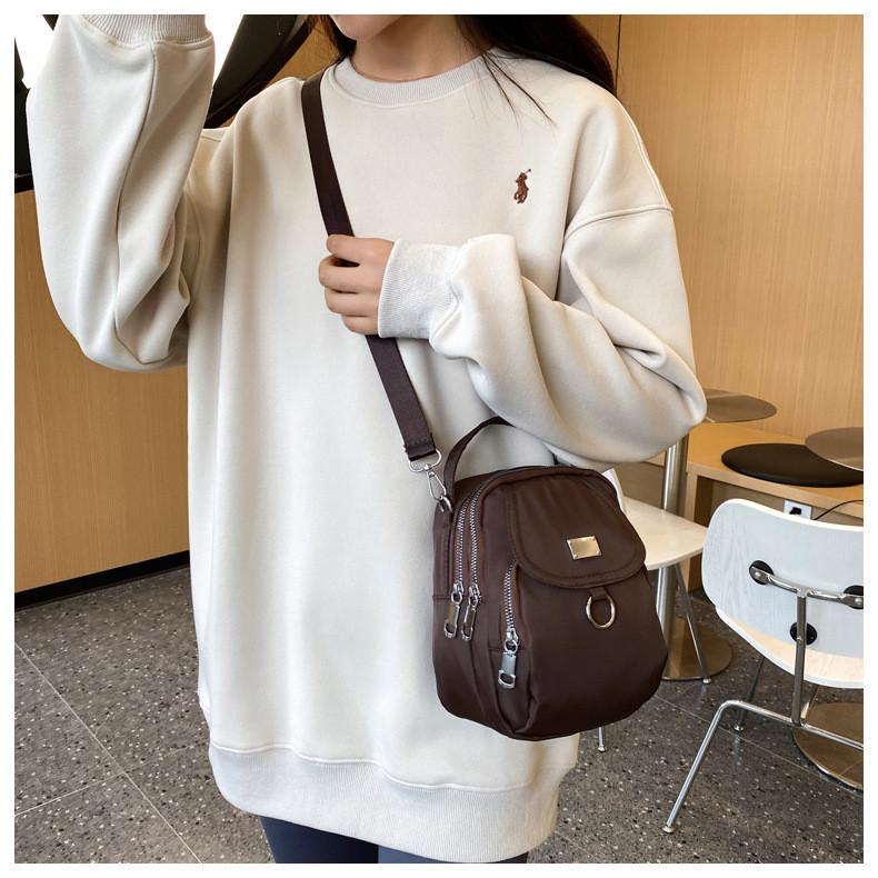 Женская сумка классическая 10649 кросс-боди Коричневый (29471868) - фото 4