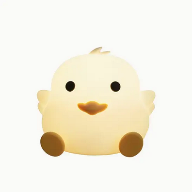 Ночник детский силиконовый утенок аккумуляторный 5 цветов свечения (SAM-2390)