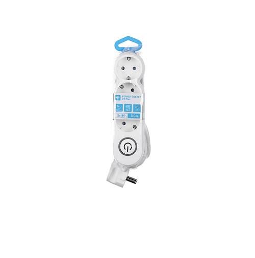 Сетевой удлинитель 2E 2E-U03VES3M Plus с выключателем 3 м White (583476) - фото 4 Сетевой удлинитель 2E 2E-U03VES3M Plus с выключателем 3 м White (583476) - фото 4