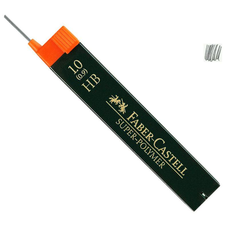 Грифели для механического карандаша Faber-Castell SUPER-POLYMER 0,9 мм НB (120900)