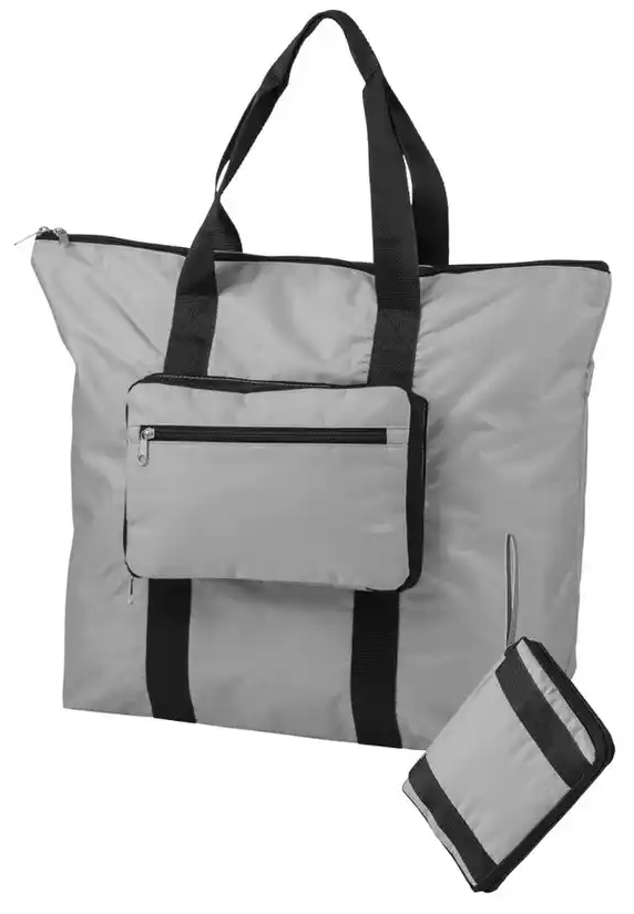 Сумка шопер для покупок Topmove Traveler складная 25 л Серый