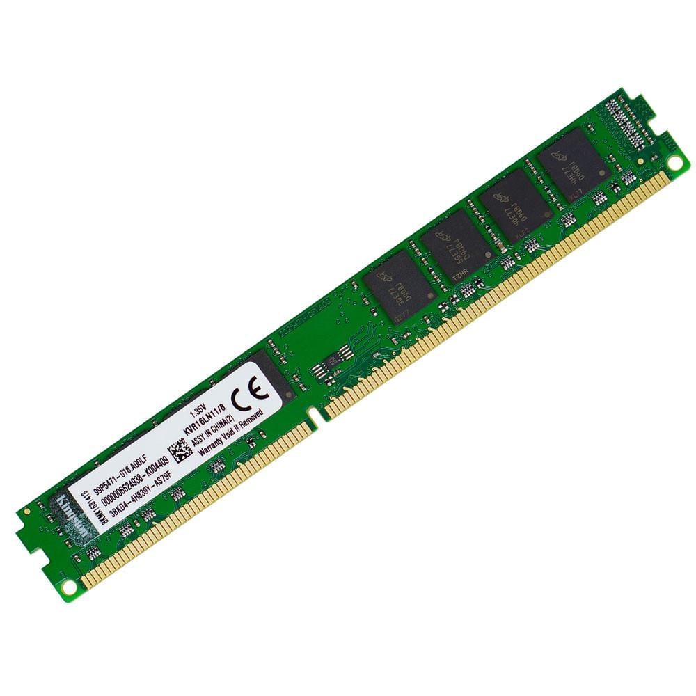 Оперативная память Kingston DDR3L 8GB 1600MHz, PC3L-12800, 1.35V (KVR16LN11/8-GSB)