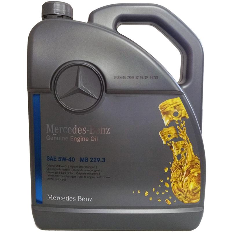 Моторное масло Mercedes Synthetic MB 229.3 5W-40 5 л (A000989910213AHFE)