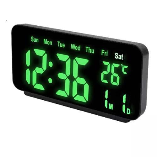 Часы настольные электронные VST 912-4 с зеленым LED дисплеем USB Черный (31153136) Часы настольные электронные VST 912-4 с зеленым LED дисплеем USB Черный (31153136)