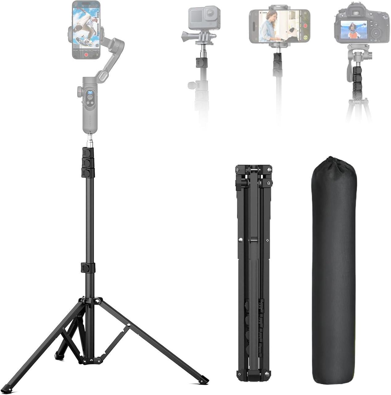Штатив для камери AOCHUAN Tripod 1,7 м Complete Camera for Smartphones Camera Gimbal Stabilizers - фото 8 Штатив для камери AOCHUAN Tripod 1,7 м Complete Camera for Smartphones Camera Gimbal Stabilizers - фото 8