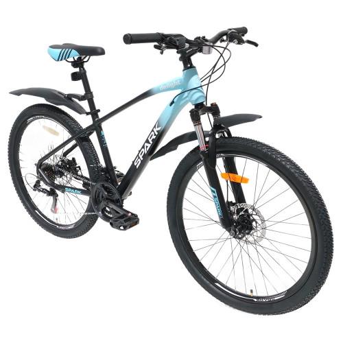 Велосипед Spark Delight колеса 26" алюмінієва рама 15" Чорно-блакитний (000218771) - фото 2 Велосипед Spark Delight колеса 26" алюмінієва рама 15" Чорно-блакитний (000218771) - фото 2