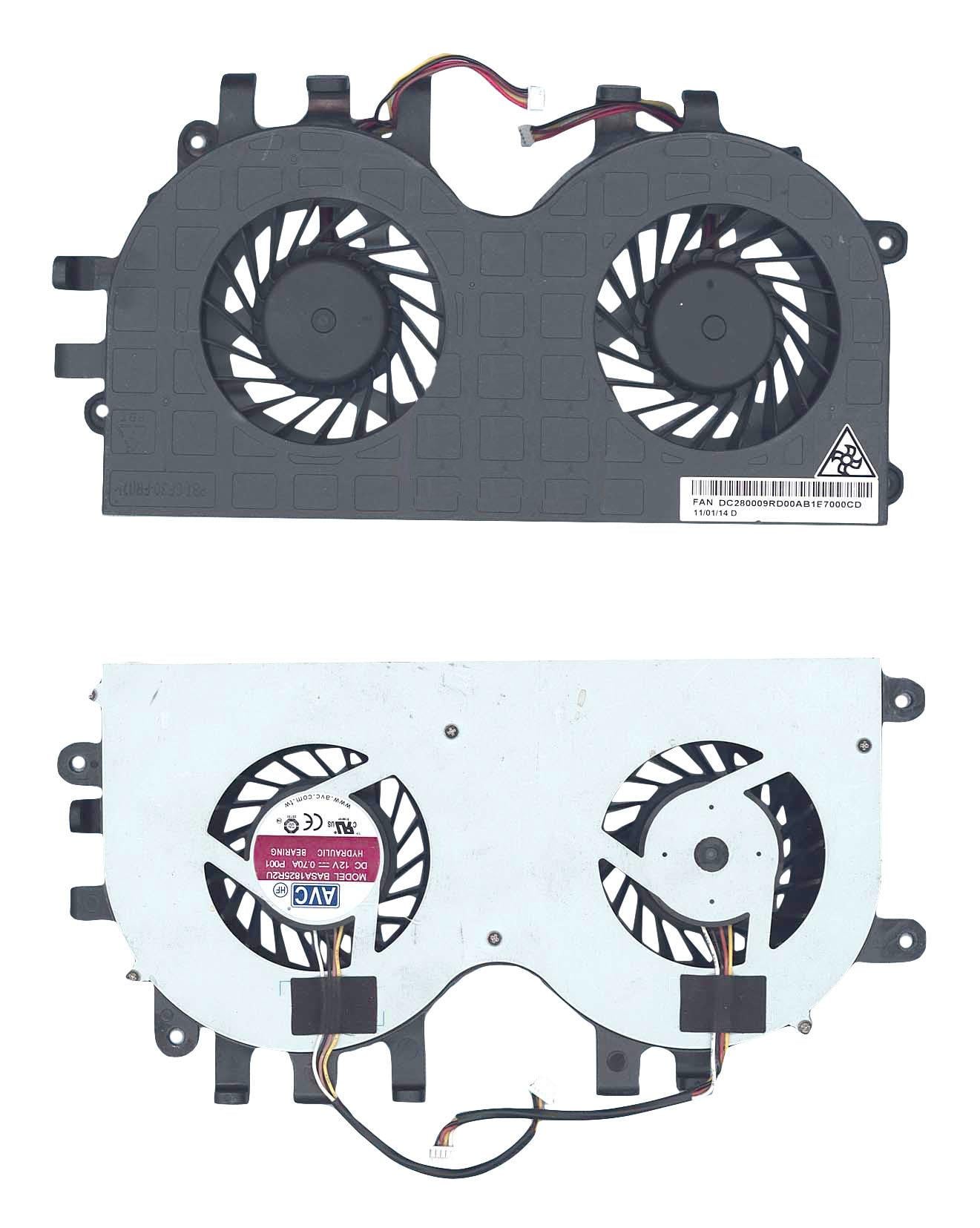 Кулер для ноутбука Lenovo IdeaCentre B520 12V 0.7A 4pin+4pin AVC