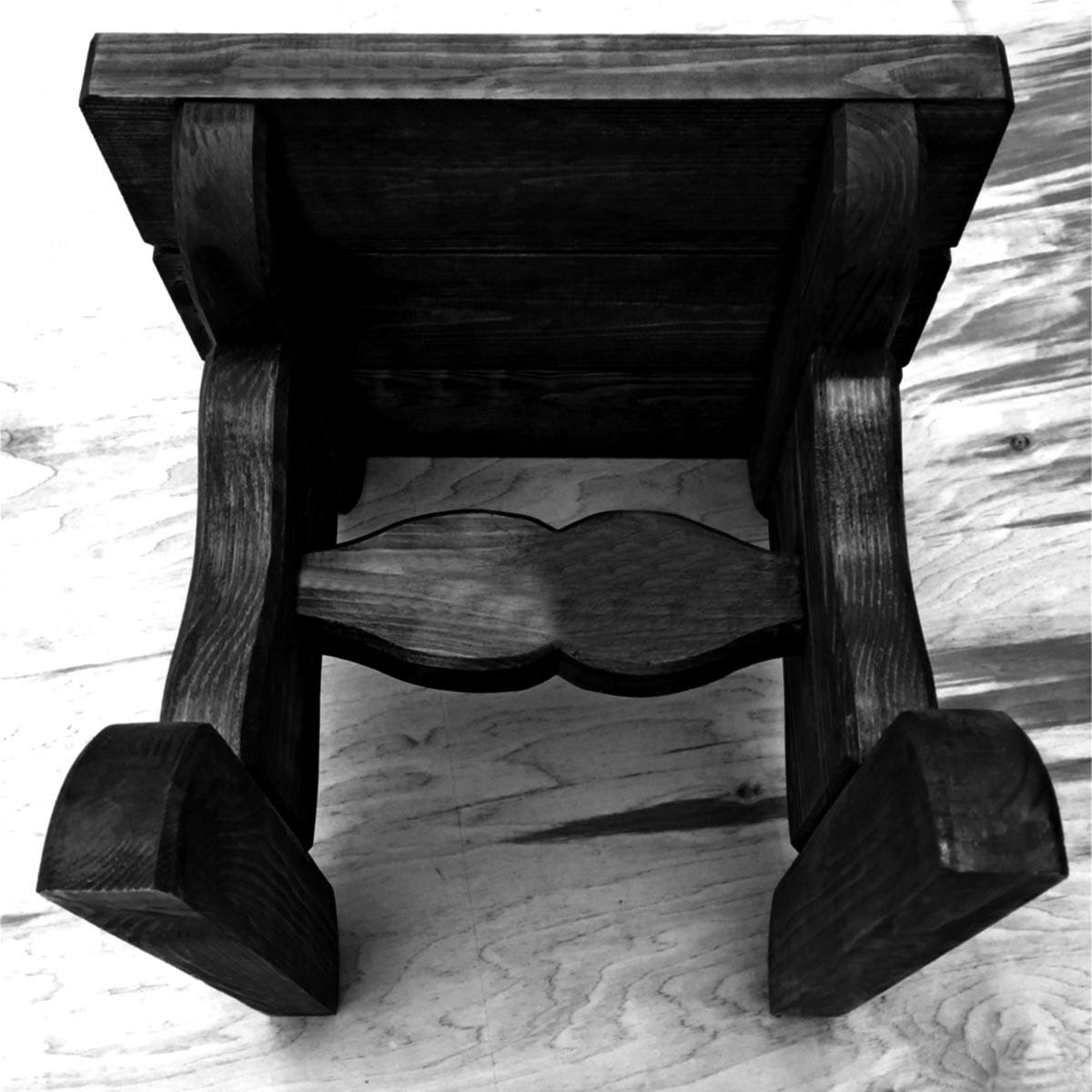 Табурет из дерева Черемош 45 Венге (ТАБ-450512)