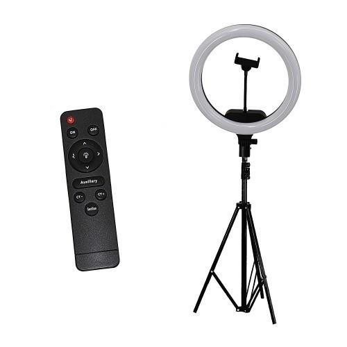 Кольцевая лампа на штативе с пультом 33 см (1282321528) - фото 3 Кольцевая лампа на штативе с пультом 33 см (1282321528) - фото 3