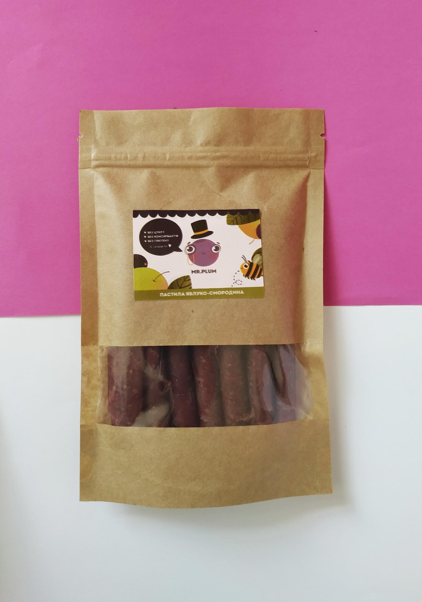 Пастила натуральная Mr.Plum Чорна смородина 100 г - фото 2 Пастила натуральная Mr.Plum Чорна смородина 100 г - фото 2