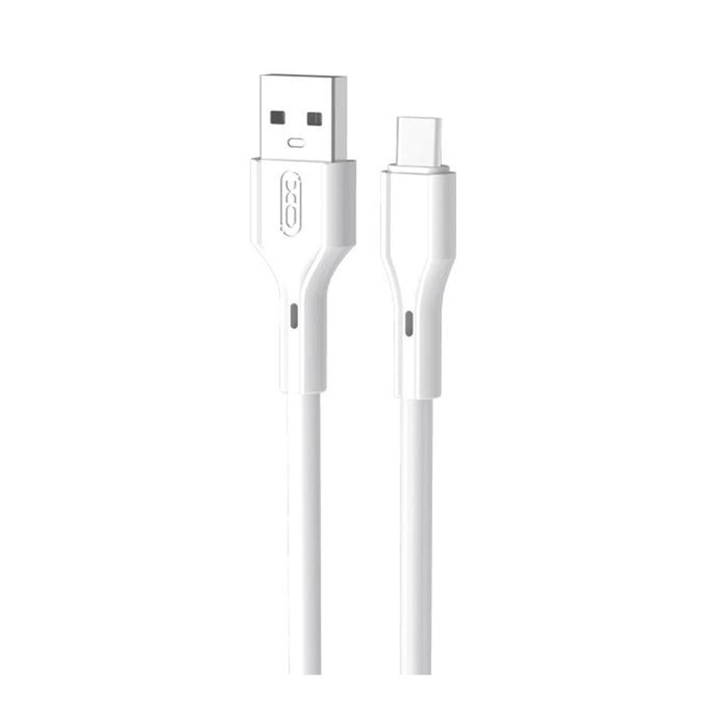 Кабель USB XO NB230 Rock Series Type-C 2,4A Белый (3502)