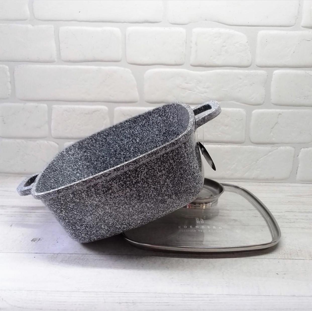 Набір каструль з гранітним антипригарним покриттям Edenberg EB-3987 10 пр. - фото 7