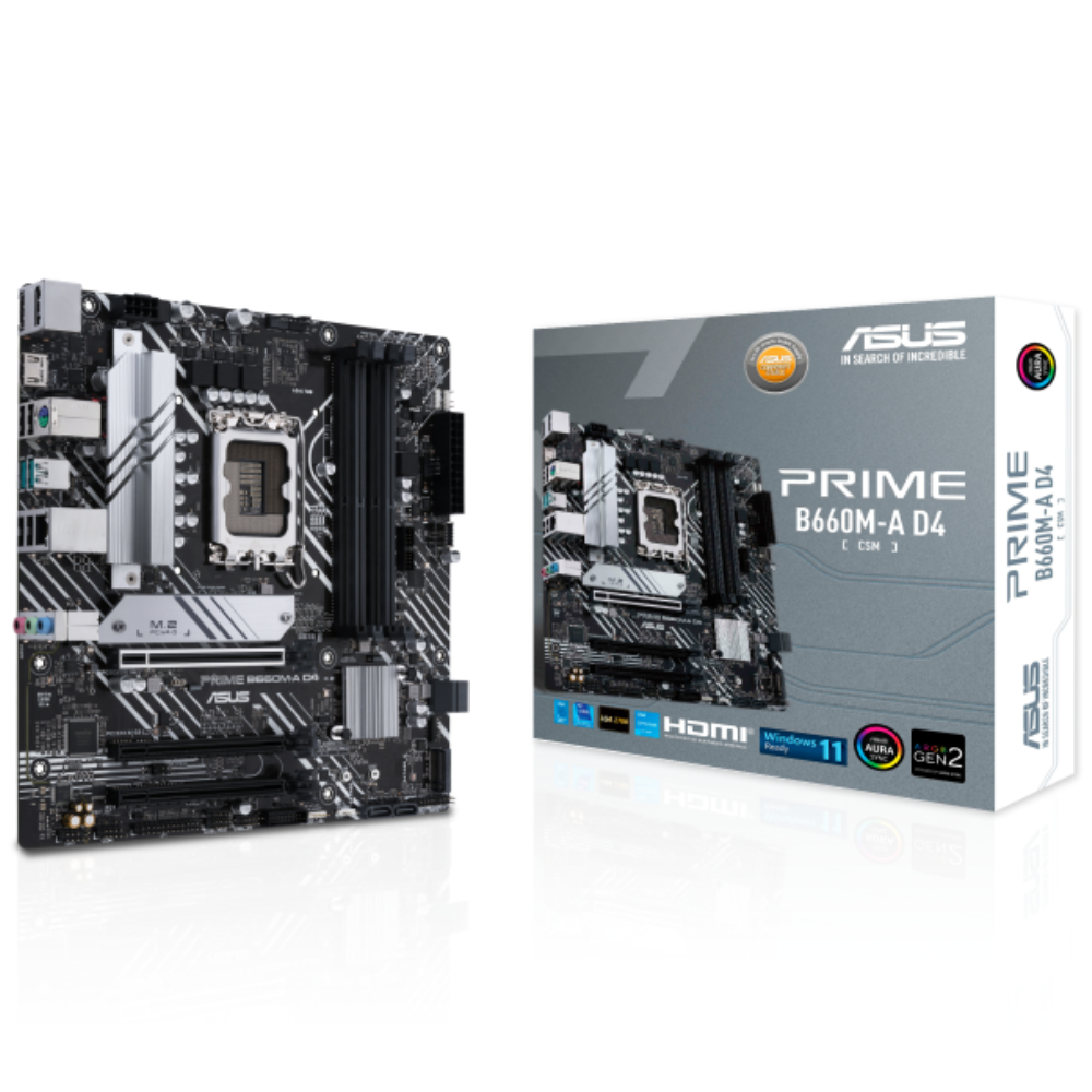 Материнська плата Asus B660M D4-CSM Socket 1700 Intel B660 Triple Video Output 2xHDMI/DP (579858) - фото 5