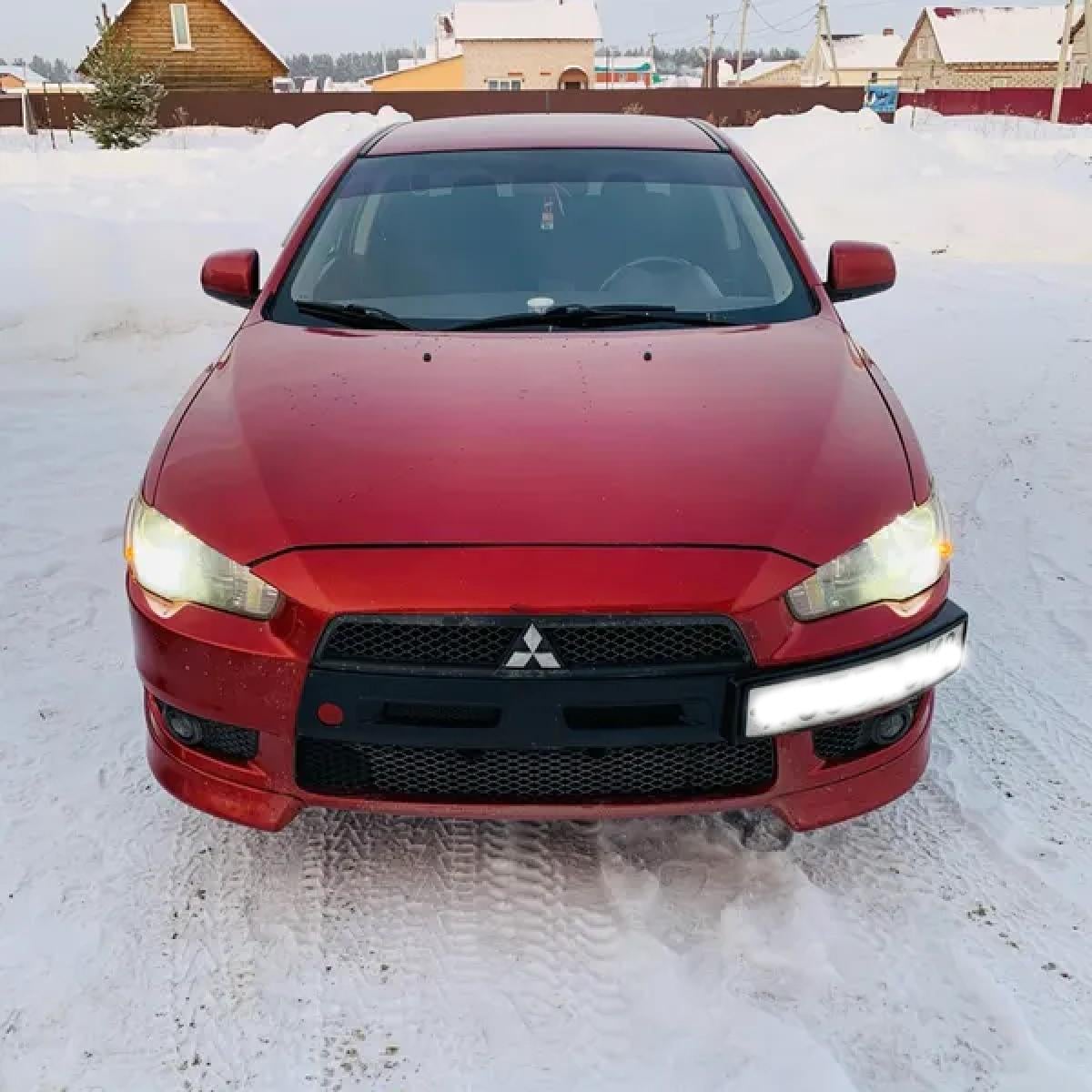 ᐉ Ноздри в передний бампер для Mitsubishi Lancer X 2007-2011