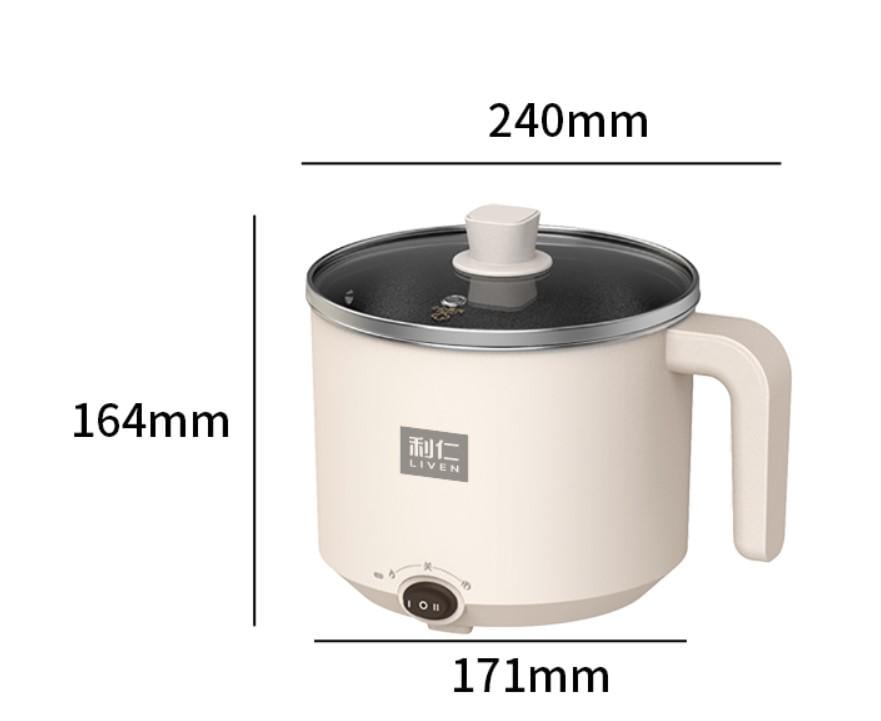 Электрическая Liven 1,8L Multi functional Small Hot Pot (DHG-B182) - фото 4 Электрическая Liven 1,8L Multi functional Small Hot Pot (DHG-B182) - фото 4
