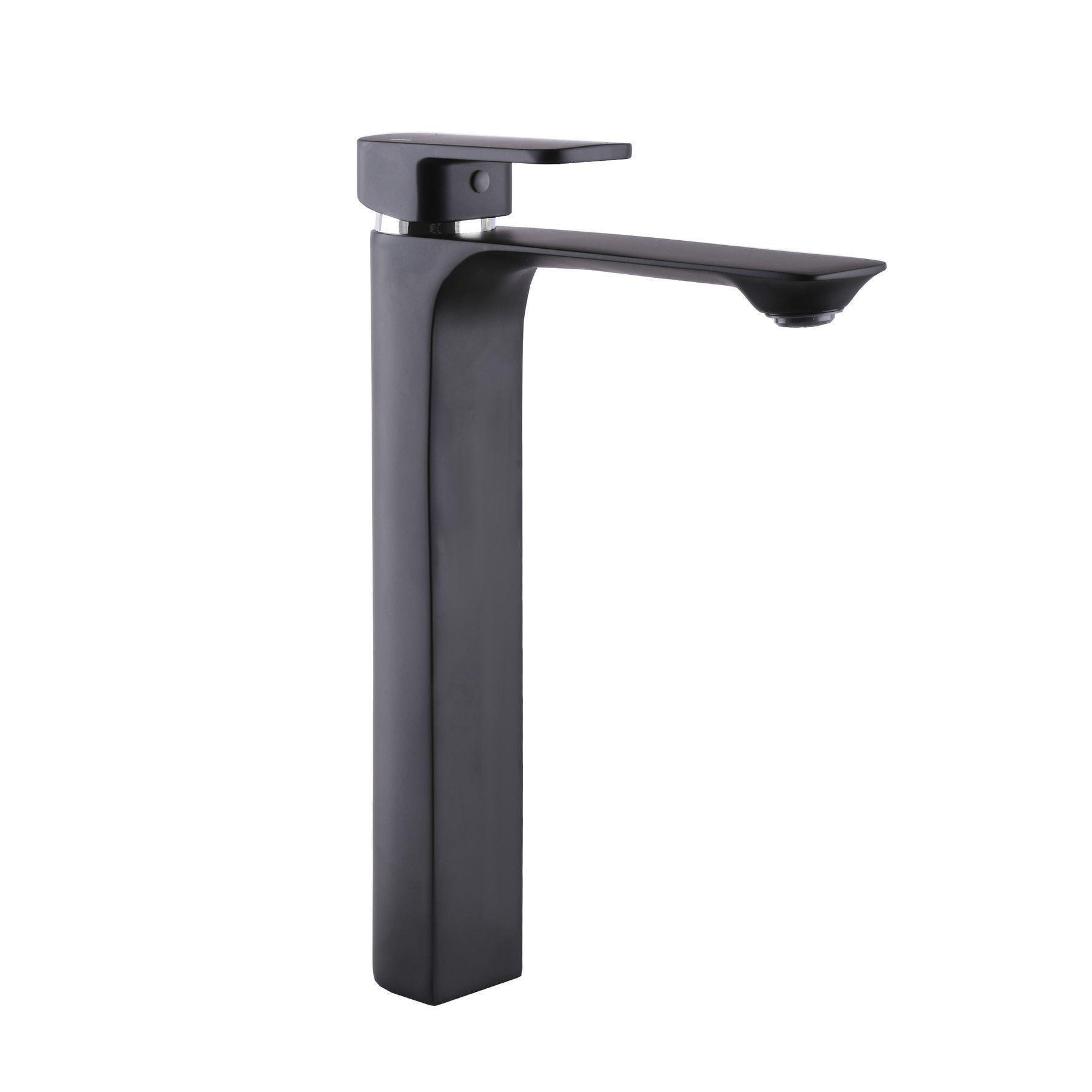 Смеситель для умывальника Globus Lux Черный матовый (21923)