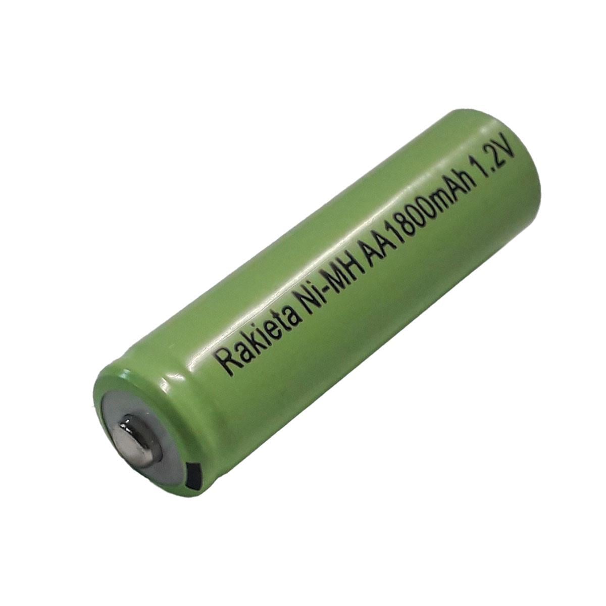 Аккумуляторная батарея АА RAKIETA Ni-MH 1,2V 1800 mA Зеленый (1011147-Green)