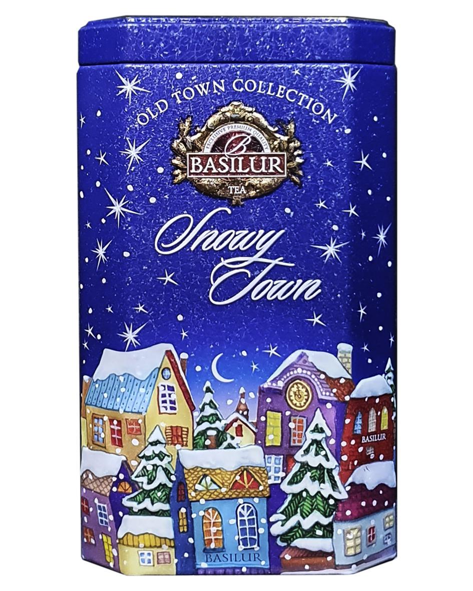 Чай черный цейлонский Basilur Заснеженный городок 75г (56411)
