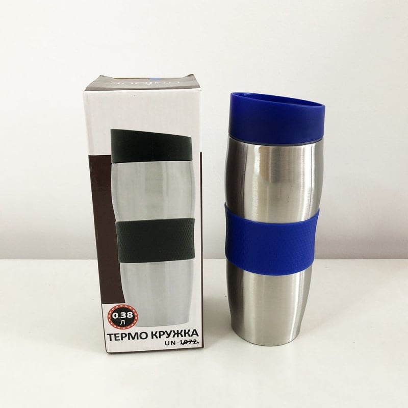 Термокухоль Unique UN-1072 380 мл Blue (23252045) - фото 5 Термокухоль Unique UN-1072 380 мл Blue (23252045) - фото 5