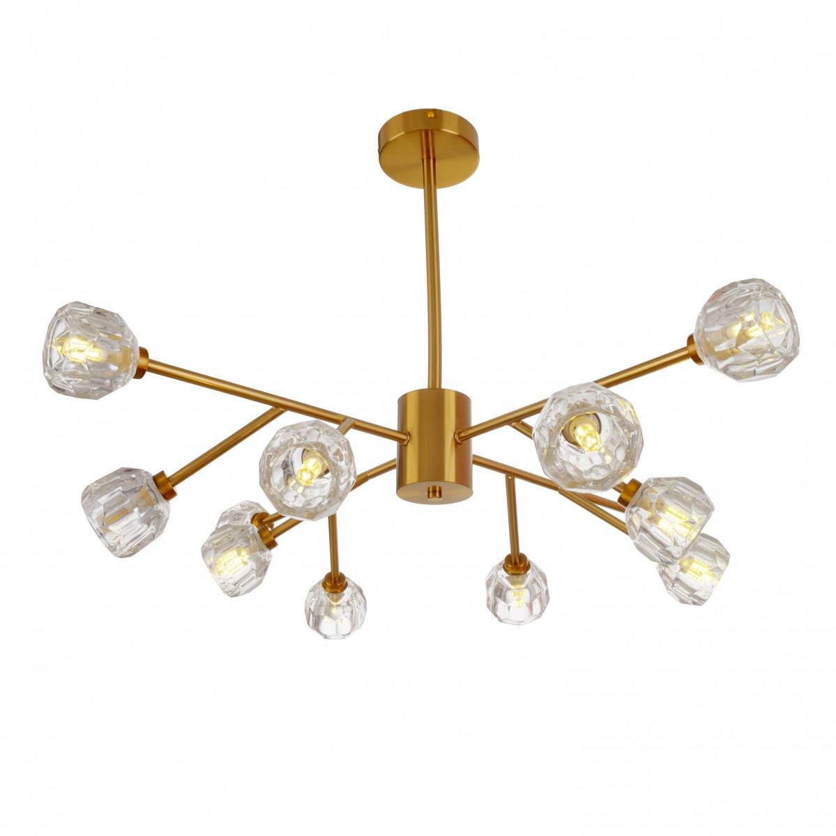 Современная люстра хайтек Brille Паук на 12 лампочек BL-779S/12 G9 - фото 2