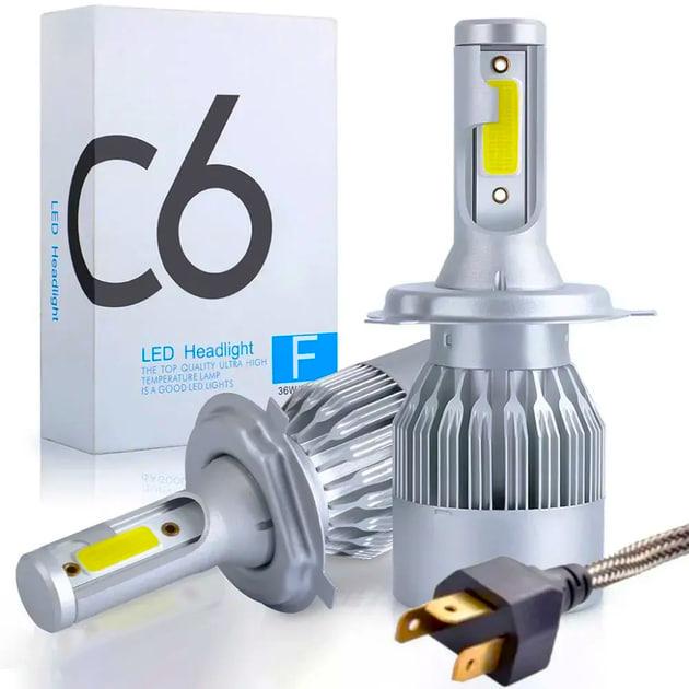 Автомобильные лампы LED C6-H4 36W 2 шт. (2899589197) Автомобильные лампы LED C6-H4 36W 2 шт. (2899589197)