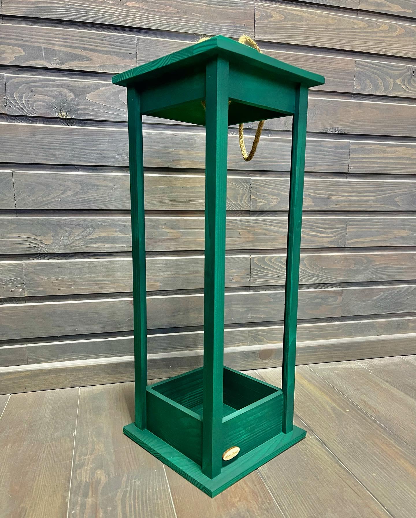 Подсвечник деревянный Wood Choice Фонарь 22х22х60 Зеленый (207) - фото 3 Подсвечник деревянный Wood Choice Фонарь 22х22х60 Зеленый (207) - фото 3