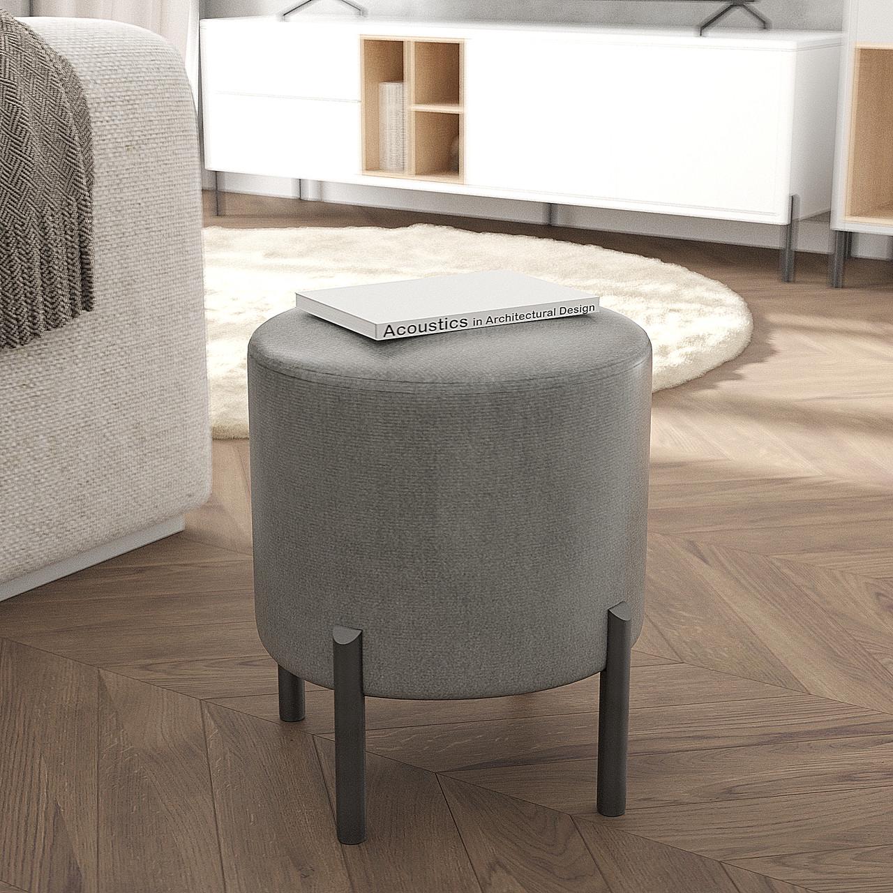 Пуф Ларго на ніжках 430х350 мм Сірий (28575344)