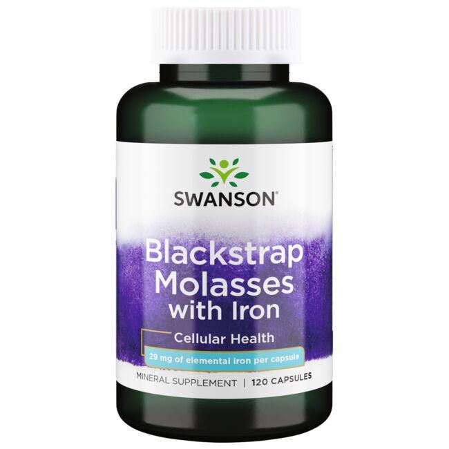 Мелисса Swanson Blackstrap Molasses with Iron 29 мг 120 Caps