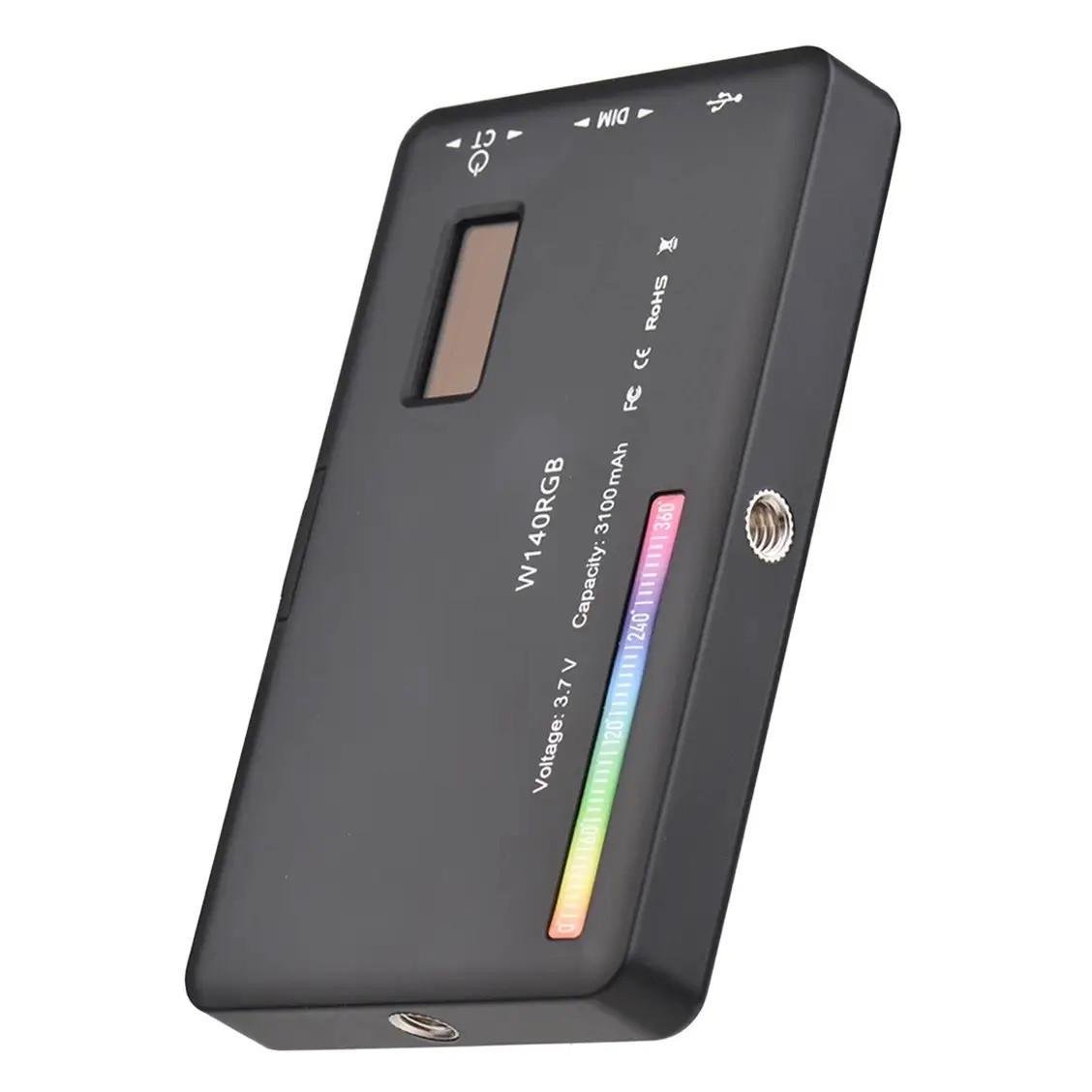 Лампа накамерна світлодіодна LED RIAS W140 RGB з акумулятором (3_03968) - фото 3