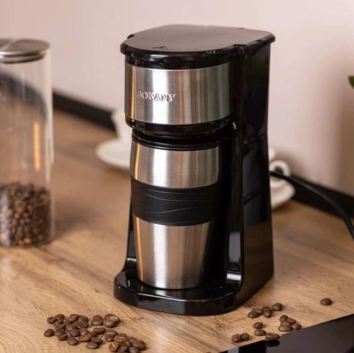Кавоварка електрична Sokany для меленої кави (SK-04028) - фото 9
