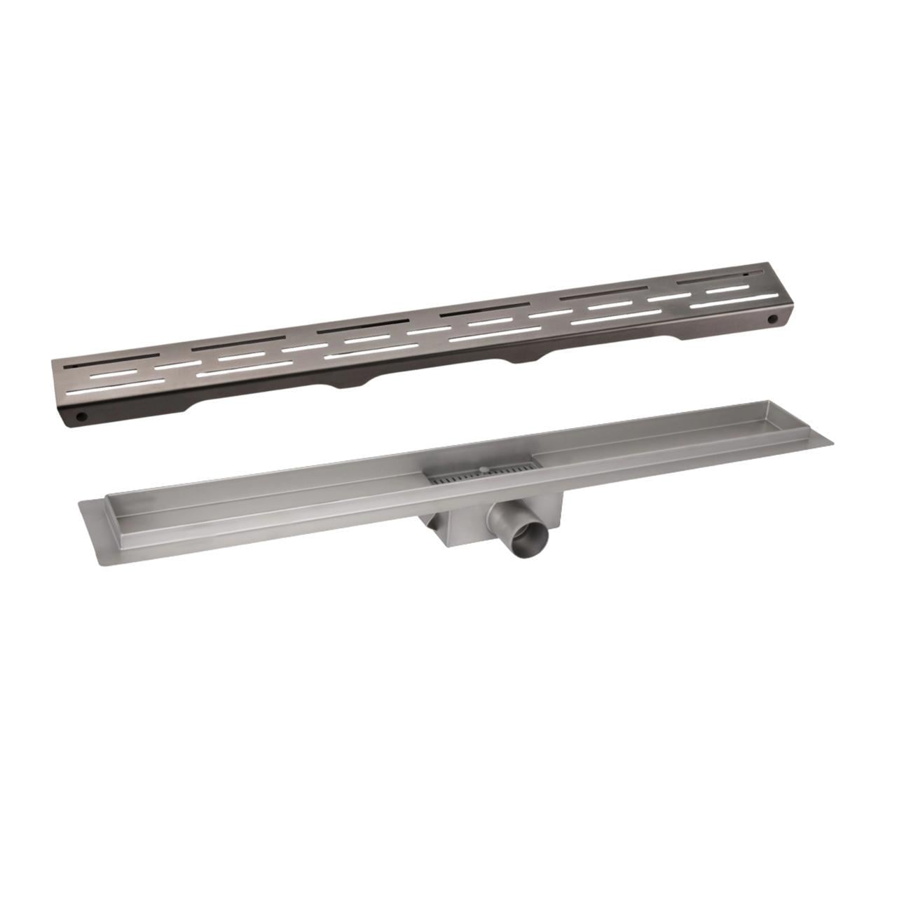 Трап линейный Qtap Taurus FD800 PVD из нержавеющей стали с сухим затвором 800 мм (2754393214)