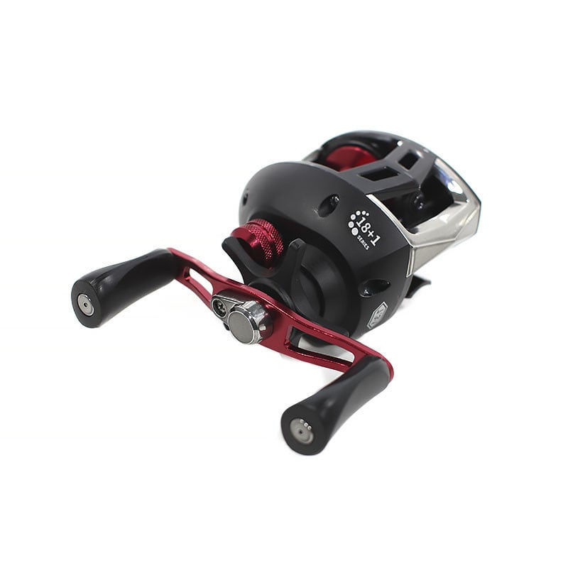 Катушка мультипликаторная рыболовная Reelsking СD 200 Right Black/Red