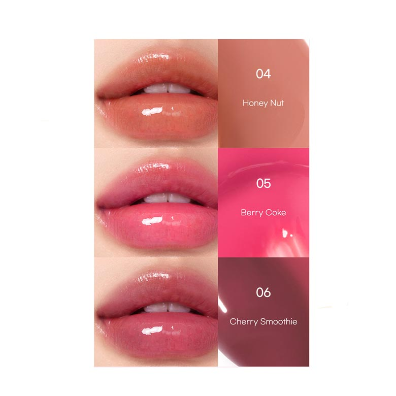 Блиск-помада для губ Peripera Heart Jam Glow Lip 04 Honey Nut 1,4 г (8809937594765) - фото 2