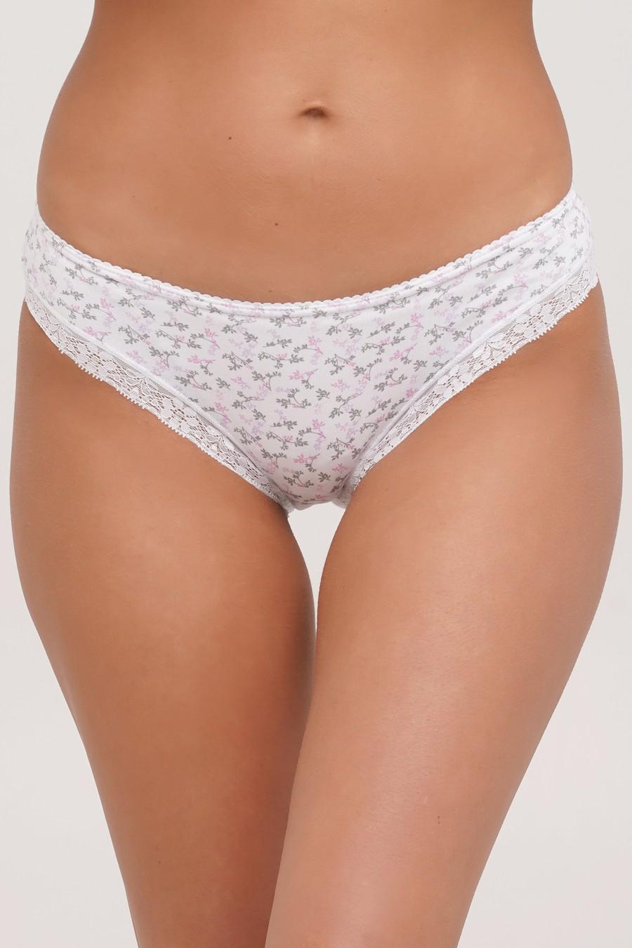 Трусики слип Liabel р. 1/XS Бело-розовый (79886)