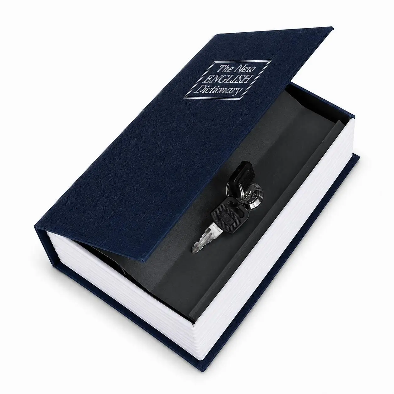 Сейф-книга BookSafe з замком для зберігання документів і цінних речей 80x115x55 мм Темно-синій (M1161) Сейф-книга BookSafe з замком для зберігання документів і цінних речей 80x115x55 мм Темно-синій (M1161)