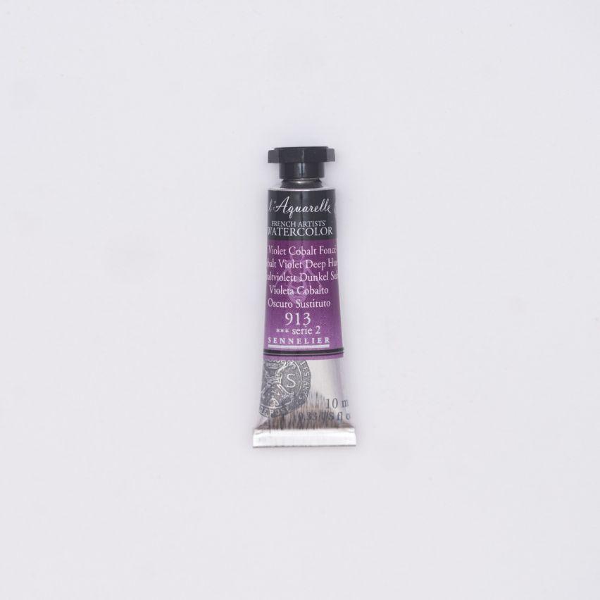Акварель в тюбиках Sennelier L'Aquarelle S2 10 мл Кобальт/Темно-фиолетовый