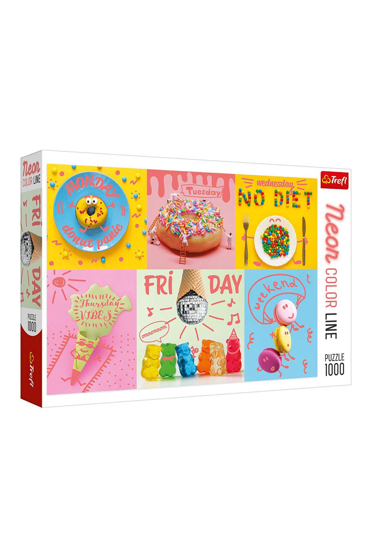 Пазли Trefl Неонові малюнки - Солодкий тиждень 10580 (5900511105803)