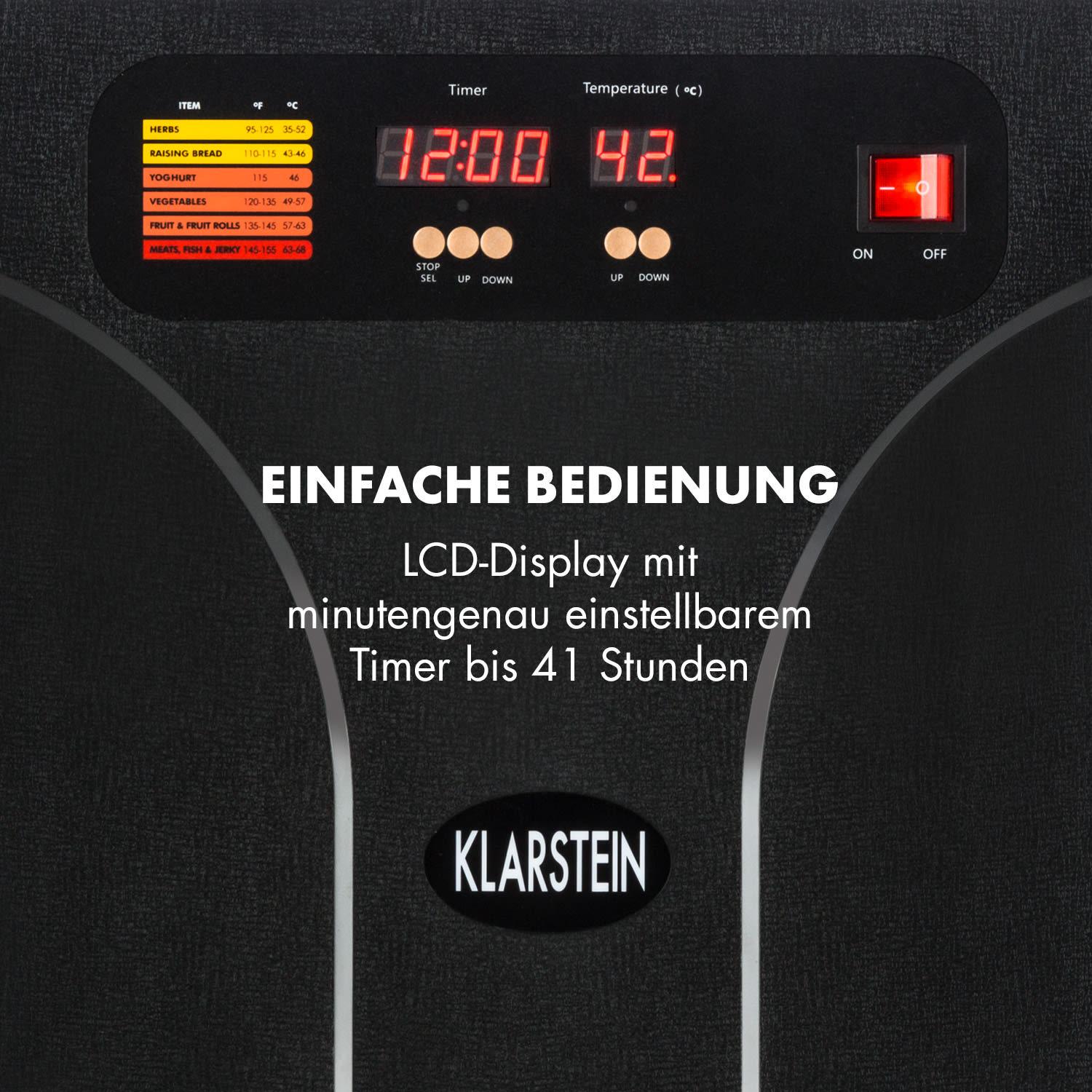 Дегідратор KLARSTEIN Fruit Jerky 14 (10031317) - фото 6 Дегідратор KLARSTEIN Fruit Jerky 14 (10031317) - фото 6