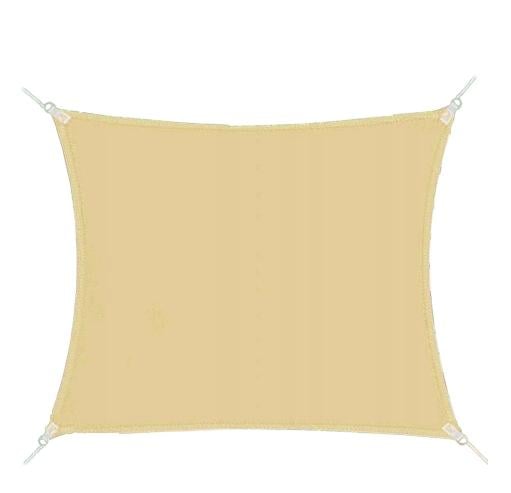 Тент солнцезащитный квадратный Сетка 3х3 м Молочный