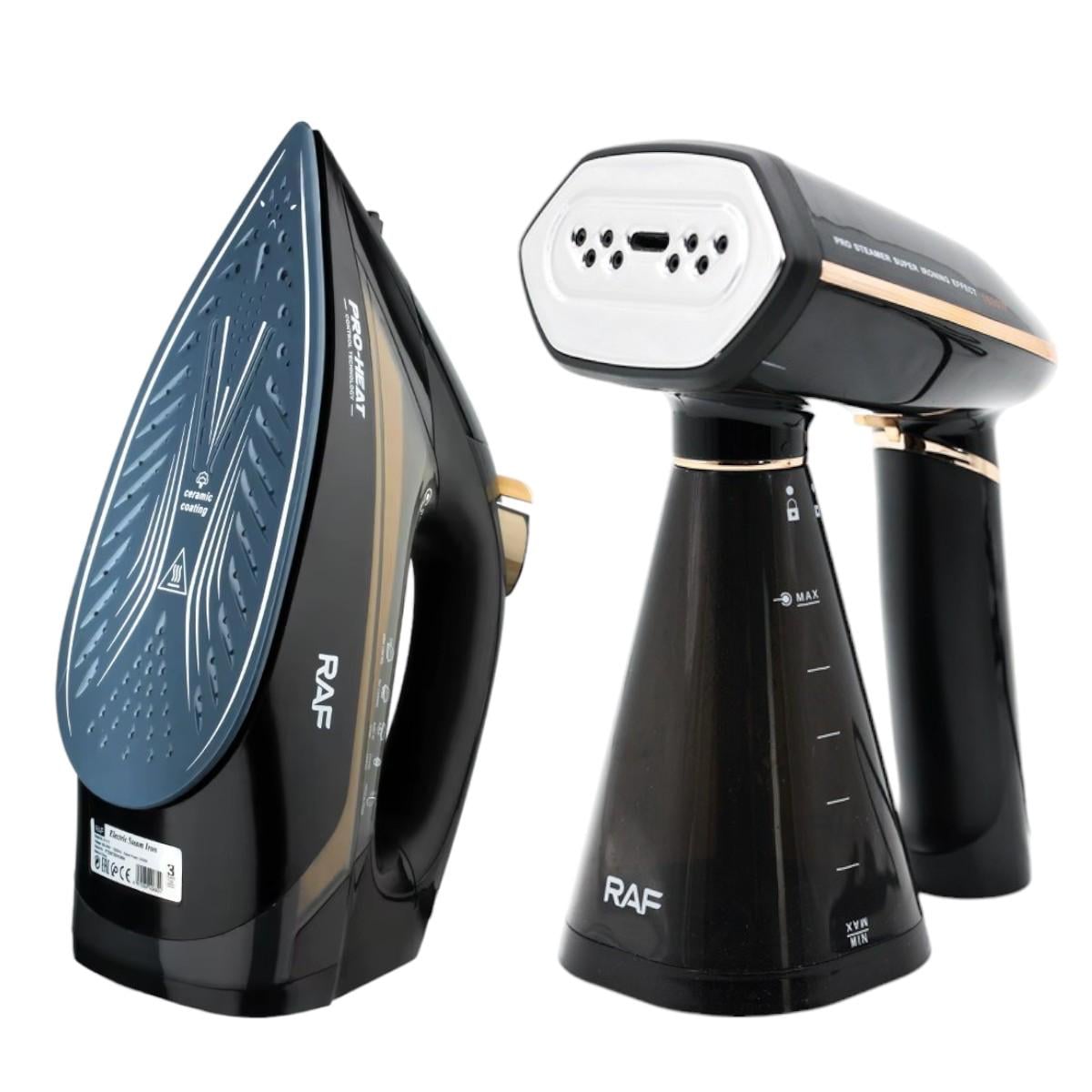 Набор по уходу за одеждой RAF утюг и ручной отпариватель (00000043377)