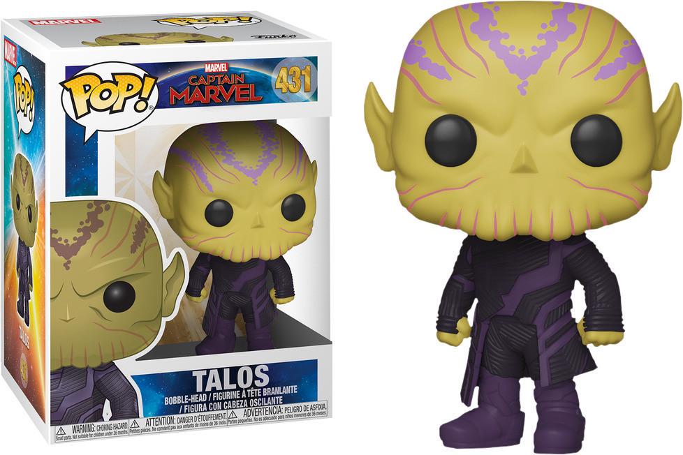 Фигурка Funko Pop Captain Marvel Talos 10 см (CM T 431) - фото 2 Фигурка Funko Pop Captain Marvel Talos 10 см (CM T 431) - фото 2