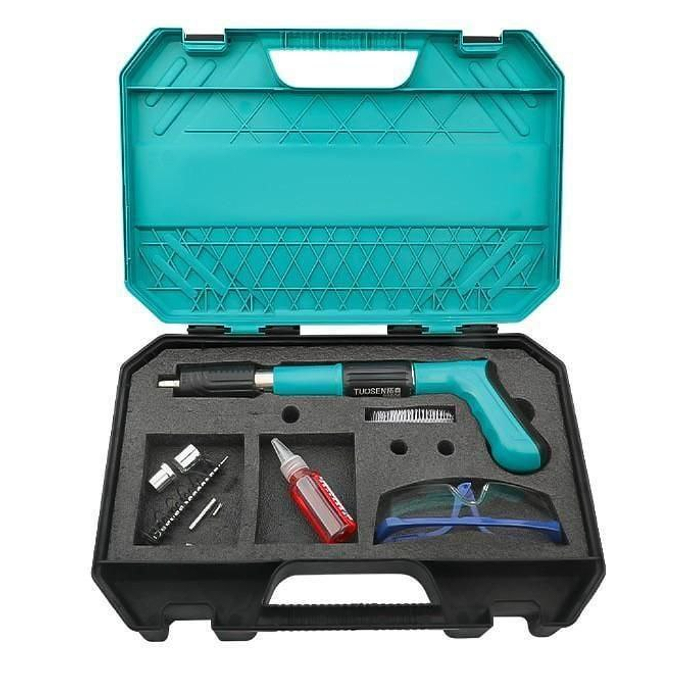 Пневматичний пістолет цвяхозабивальний Блакитний (1812)