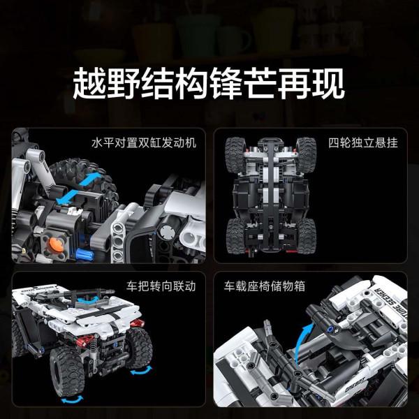 Конструктор Mijia Onebot All-terrain ATV Quadrocycle GP00021CN - фото 3 Конструктор Mijia Onebot All-terrain ATV Quadrocycle GP00021CN - фото 3