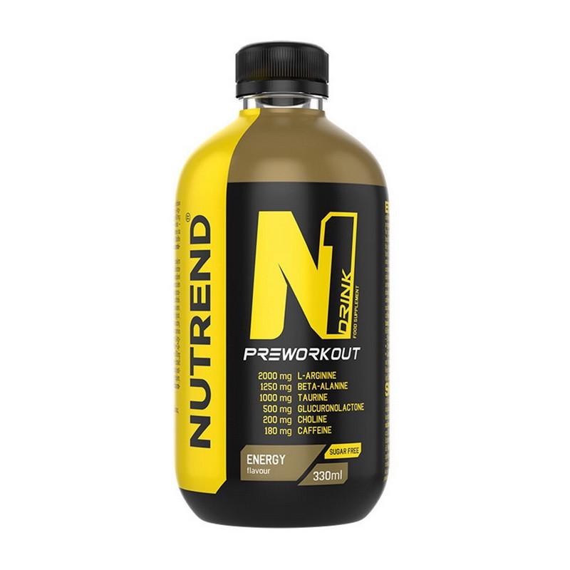Предтренировочный комплекс Nutrend N1Drink Preworkout 330 мл Тропический (21813-01)