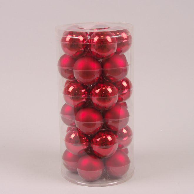 Шарики стеклянные Flora D 5,7 см 30 шт. (44575) Шарики стеклянные Flora D 5,7 см 30 шт. (44575)