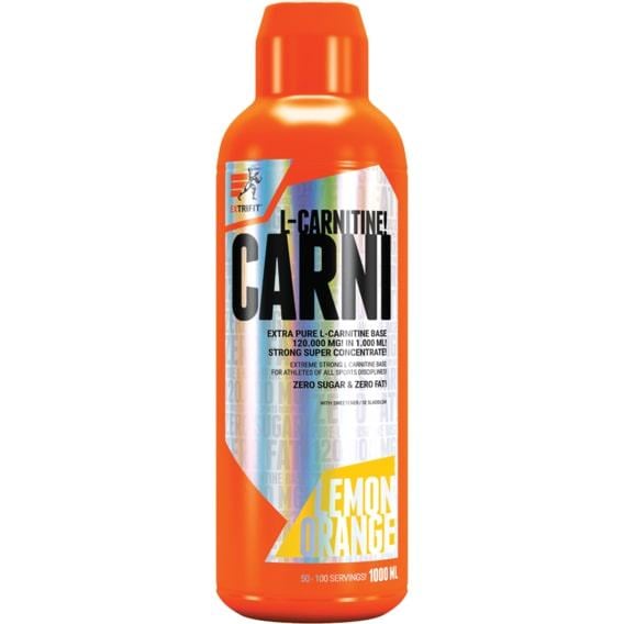 Жироспалювач для спорту Extrifit Carni Liquid 120000 1000 мл 100 порцій Lemon/Orange