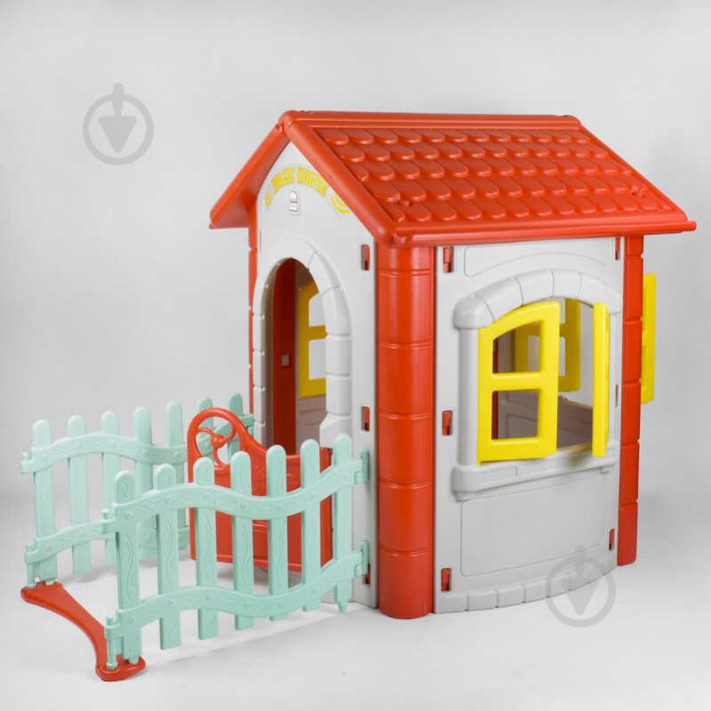 Игровой домик Pilsan Magic House Pilsan Серый с красным (90524) - фото 1